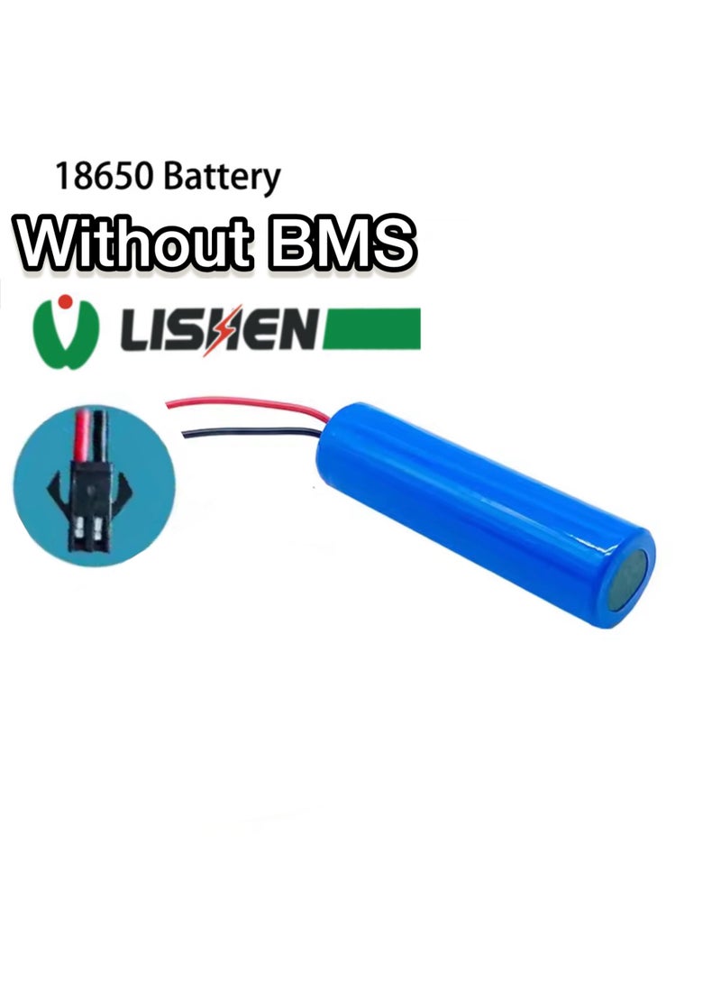 Lishen 18650 Rechargeable Lithium-Ion Batteries 1200mAh 3.7V with Connector – 2 Pieces - Image 3